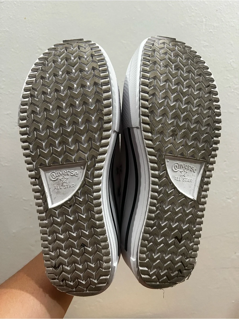 Converse Chuck Taylor All Star Double Stack Platform Sneakers Women’s 7 White